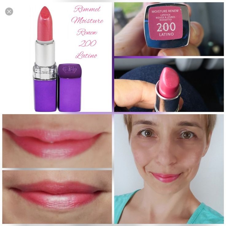 Rimmel London Moisture Renew Lipstick, 200 Latino, 4 g