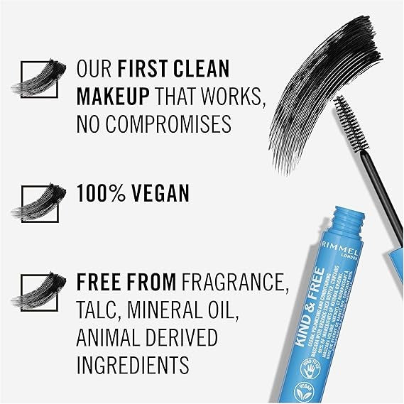 Rimmel Kind + Free Volume & Length Mascara, Black, 7ml